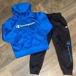 Boys size 6/7 Champion Blue and Black Jogger Set